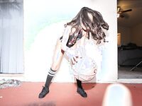 Ebony Jayla Foxx Stuns in Dwyane Wade Miami Heat Jersey Photoshoot