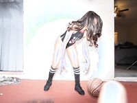 Ebony Jayla Foxx Stuns in Dwyane Wade Miami Heat Jersey Photoshoot