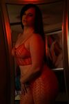Virgo Peridot Big Juicy White Ass in red Lingerie & black 2 piece | Porn Snaps