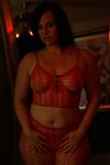 Virgo Peridot Big Juicy White Ass in red Lingerie & black 2 piece | Porn Snaps