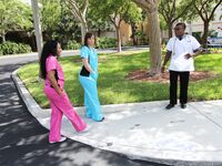 Nurses outside sucking off the DR. | Porn Snaps