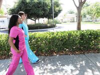 Nurses outside sucking off the DR. | Porn Snaps