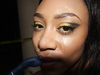 Jayla Foxx Caution Tape Blowjob Photoset | Porn Snaps