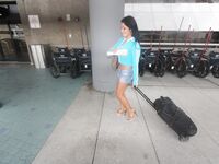 Big Titty Latina Sucking Dick at airport | Porn Snaps