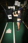 Big Ass Ebony getting Drilled Outside of Batting Cages