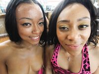 Jayla Foxx & Tila Flame  Barbershop Photoset | Porn Snaps