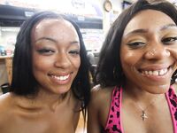 Jayla Foxx & Tila Flame  Barbershop Photoset | Porn Snaps