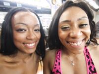 Jayla Foxx & Tila Flame  Barbershop Photoset | Porn Snaps