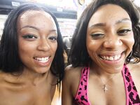 Jayla Foxx & Tila Flame  Barbershop Photoset | Porn Snaps