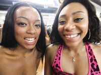 Jayla Foxx & Tila Flame  Barbershop Photoset | Porn Snaps