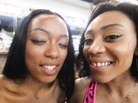 Jayla Foxx & Tila Flame  Barbershop Photoset | Porn Snaps