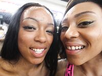 Jayla Foxx & Tila Flame  Barbershop Photoset | Porn Snaps