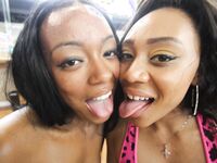 Jayla Foxx & Tila Flame  Barbershop Photoset | Porn Snaps