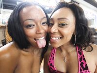 Jayla Foxx & Tila Flame  Barbershop Photoset | Porn Snaps