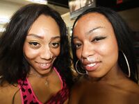 Jayla Foxx & Tila Flame  Barbershop Photoset | Porn Snaps