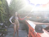 July 4th Blowjob with Big Booty Ebony | Porn Snaps