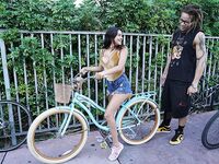 Latina Teen Serena Santos Blowjob | Naked Hustlers