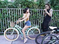 Latina Teen Serena Santos Blowjob | Naked Hustlers