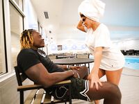 Ms Red X sucking big black dick Hardcore Pool Photoset | Porn Snaps