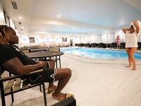 Ms Red X sucking big black dick Hardcore Pool Photoset | Porn Snaps