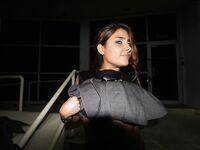 Sexy Middle Eastern Chick Masturbates outside of her workplace | Porn Snaps